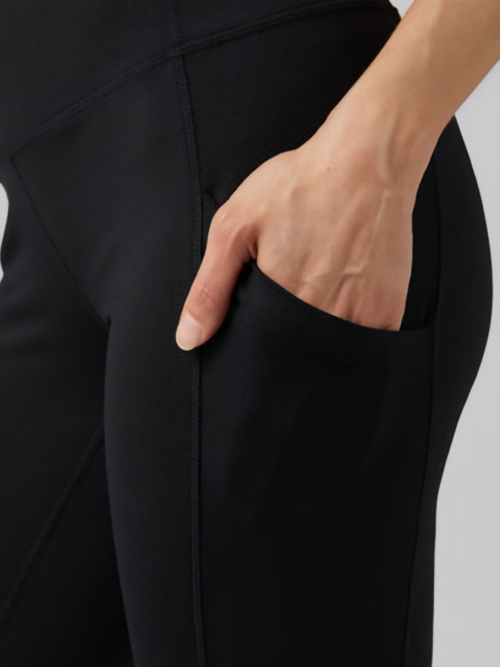 Womens Size M Active Performance Leggings - Purple, Navy, Black - Picture 3 of 3